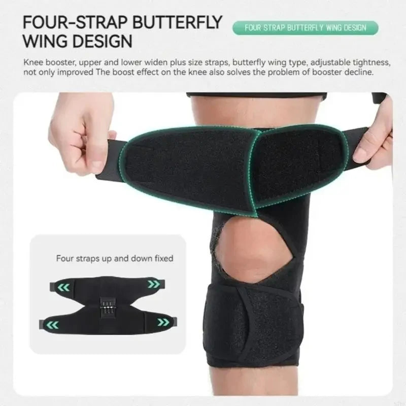 Knee Support Brace for Hiking Sports Patellar Stabilizer with Joint Protection Elderly Fitness Walking Climbing Knee Guard
