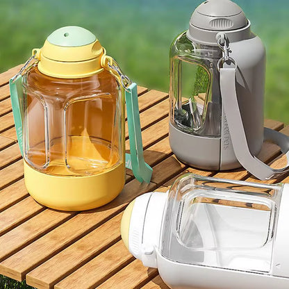 Portable Water Bottle for Dogs Dog Drinking Bottle Water Bowl Large Capacity Dog Water Dispenser 2 in 1 Puppy Drinking Bowl Leak