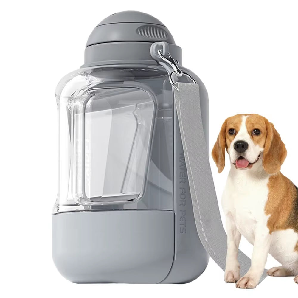Portable Water Bottle for Dogs Dog Drinking Bottle Water Bowl Large Capacity Dog Water Dispenser 2 in 1 Puppy Drinking Bowl Leak